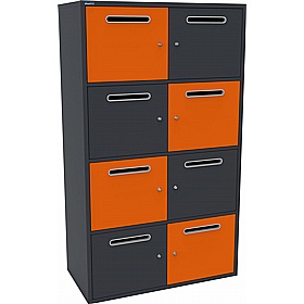 Silverline M:Line 8 Person Metal Postal Locker - Lockers & Cloakroom