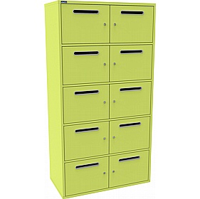 Silverline M:Line 10 Person Metal Postal Locker - Lockers & Cloakroom