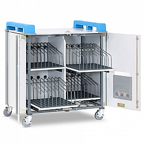 LapCabby 36V Vertical Laptop Charging and Storage Trolley - Education