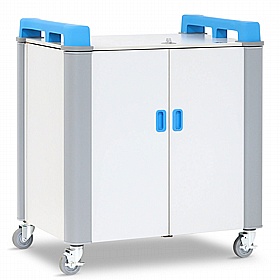 LapCabby 36V Vertical Laptop Charging and Storage Trolley - Education