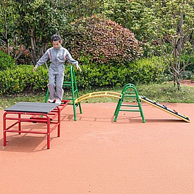 Little Leapers Modular Outdoor 6 Piece Gym Set - Education