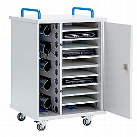 LapCabby Lyte 10H Horizontal Laptop Charging and Storage Trolley