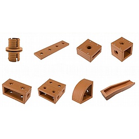 Builder Tots Outdoor 26 Piece Construction Blocks - Education