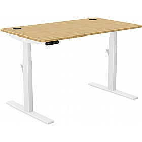 SmartLine Pro Bamboo Sit Stand Office Desks - Office Furniture
