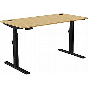 SmartLine Pro Bamboo Sit Stand Office Desks