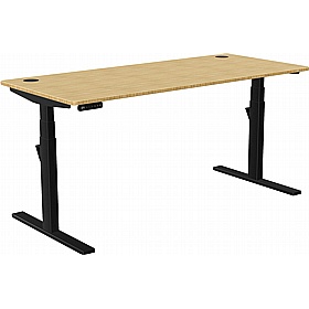 SmartLine Pro Bamboo Sit Stand Office Desks - Office Furniture