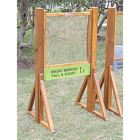 Vision Outdoor Short & Tall Illusion Mirror - Education