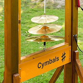 Cymbals Sensory Outdoor Music Frame - Education