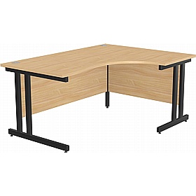 SmartLine Twin Upright Ergonomic Radial Office Desks