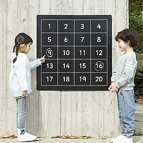 Outdoor Numbered Chalkboards - Education