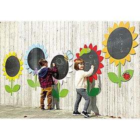 Outdoor Daisy Chalkboards - Education