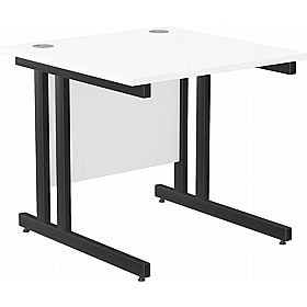 SmartLine Twin Upright Rectangular Office Desk - Office Furniture