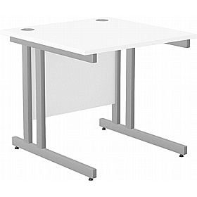 SmartLine Twin Upright Rectangular Office Desk - Office Furniture