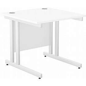 SmartLine Twin Upright Rectangular Office Desk - Office Furniture