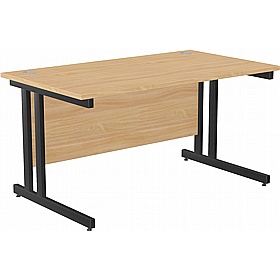 SmartLine Twin Upright Rectangular Office Desk