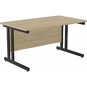 SmartLine Twin Upright Rectangular Office Desk - Office Furniture