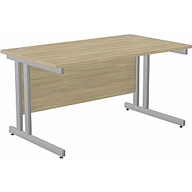 SmartLine Twin Upright Rectangular Office Desk - Office Furniture