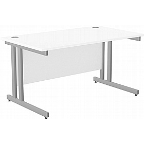 SmartLine Twin Upright Rectangular Office Desk - Office Furniture