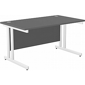 SmartLine Twin Upright Rectangular Office Desk - Office Furniture