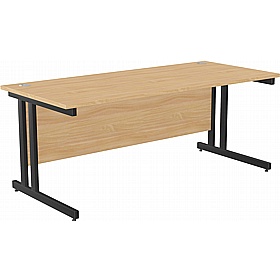 SmartLine Twin Upright Rectangular Office Desk - Office Furniture