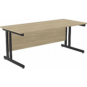 SmartLine Twin Upright Rectangular Office Desk - Office Furniture