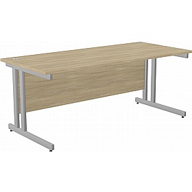 SmartLine Twin Upright Rectangular Office Desk - Office Furniture