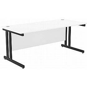 SmartLine Twin Upright Rectangular Office Desk - Office Furniture