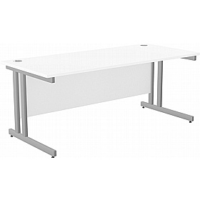 SmartLine Twin Upright Rectangular Office Desk - Office Furniture