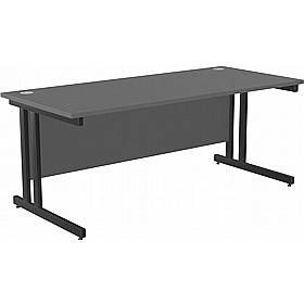 SmartLine Twin Upright Rectangular Office Desk - Office Furniture