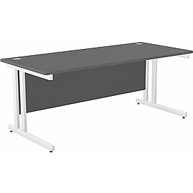 SmartLine Twin Upright Rectangular Office Desk - Office Furniture