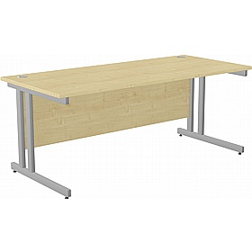 SmartLine Twin Upright Rectangular Office Desk - Office Furniture