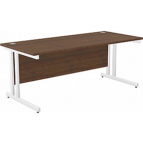 SmartLine Twin Upright Rectangular Office Desk - Office Furniture