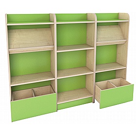 KubbyClass Display and Browse Bookcases Bundle