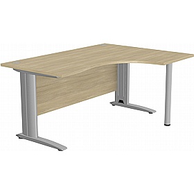 SmartLine Ergonomic Radial Cable Managed Office Desks - Office Furniture