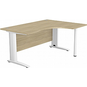 SmartLine Ergonomic Radial Cable Managed Office Desks - Office Furniture