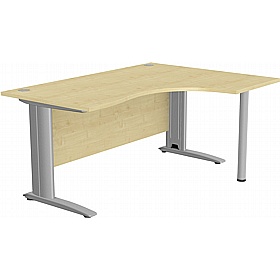 SmartLine Ergonomic Radial Cable Managed Office Desks - Office Furniture