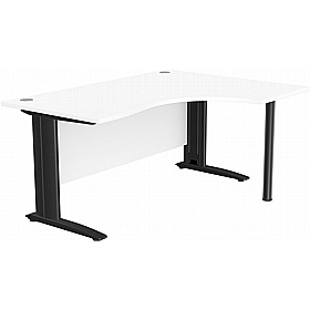 SmartLine Ergonomic Radial Cable Managed Office Desks - Office Furniture