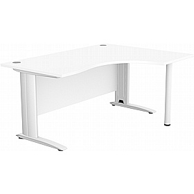SmartLine Ergonomic Radial Cable Managed Office Desks - Office Furniture