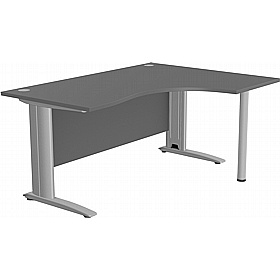 SmartLine Ergonomic Radial Cable Managed Office Desks - Office Furniture