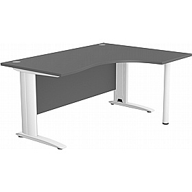 SmartLine Ergonomic Radial Cable Managed Office Desks - Office Furniture
