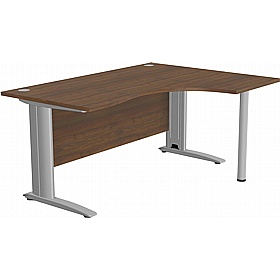 SmartLine Ergonomic Radial Cable Managed Office Desks - Office Furniture