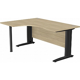 SmartLine Ergonomic Radial Cable Managed Office Desks - Office Furniture