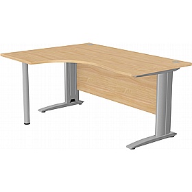 SmartLine Ergonomic Radial Cable Managed Office Desks - Office Furniture
