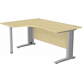 SmartLine Ergonomic Radial Cable Managed Office Desks - Office Furniture