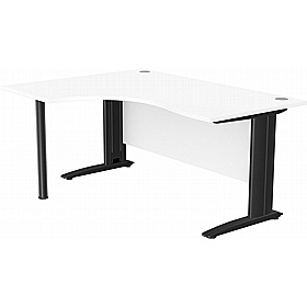 SmartLine Ergonomic Radial Cable Managed Office Desks - Office Furniture