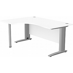SmartLine Ergonomic Radial Cable Managed Office Desks - Office Furniture