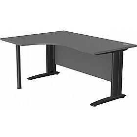 SmartLine Ergonomic Radial Cable Managed Office Desks - Office Furniture