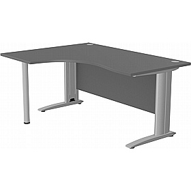 SmartLine Ergonomic Radial Cable Managed Office Desks - Office Furniture