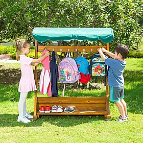 Outdoor Mobile Double Sided Cloakroom Racks