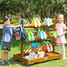 Outdoor Mobile Double Sided Welly Storage